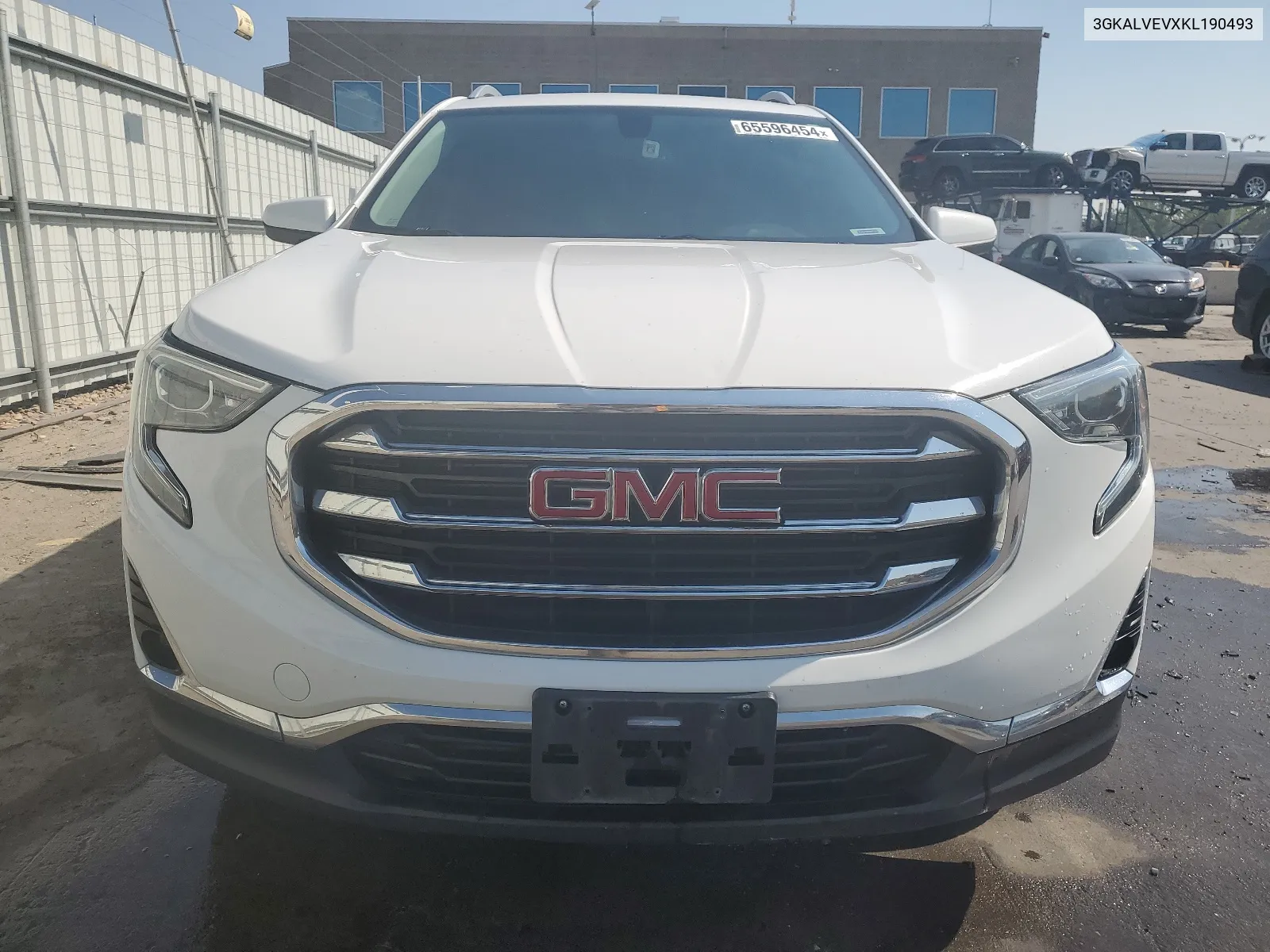 2019 GMC Terrain Slt VIN: 3GKALVEVXKL190493 Lot: 65596454