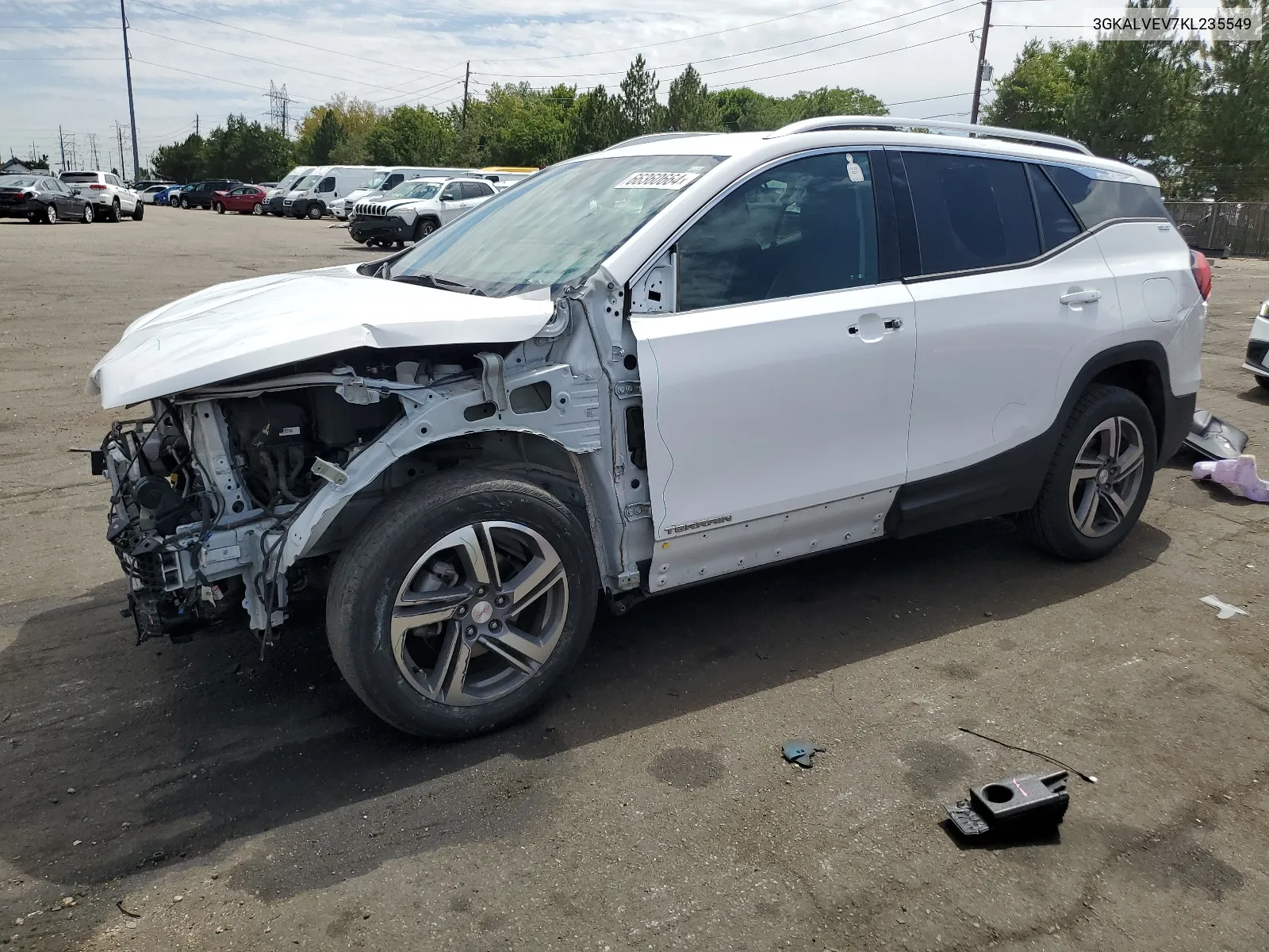 3GKALVEV7KL235549 2019 GMC Terrain Slt