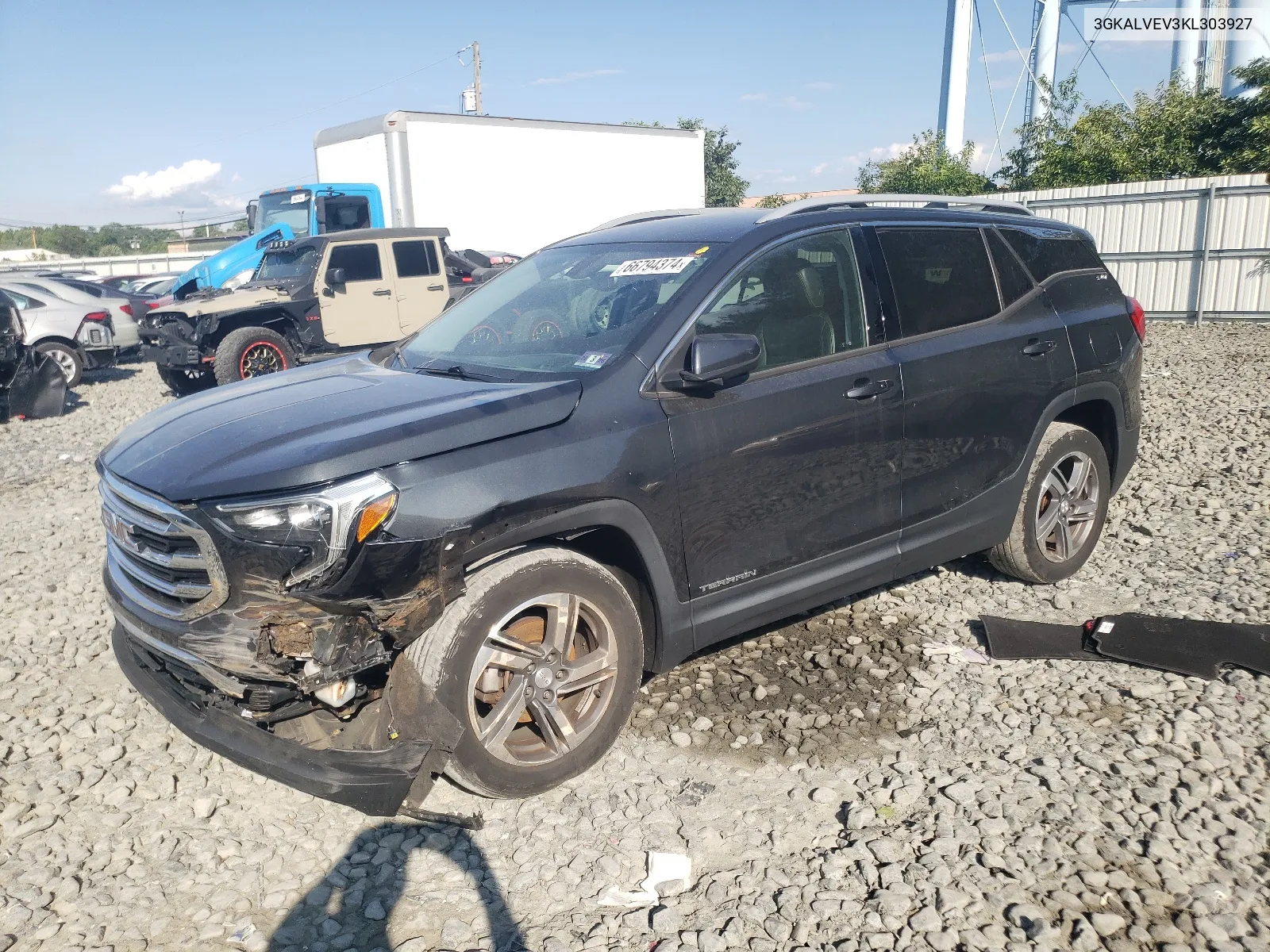 3GKALVEV3KL303927 2019 GMC Terrain Slt