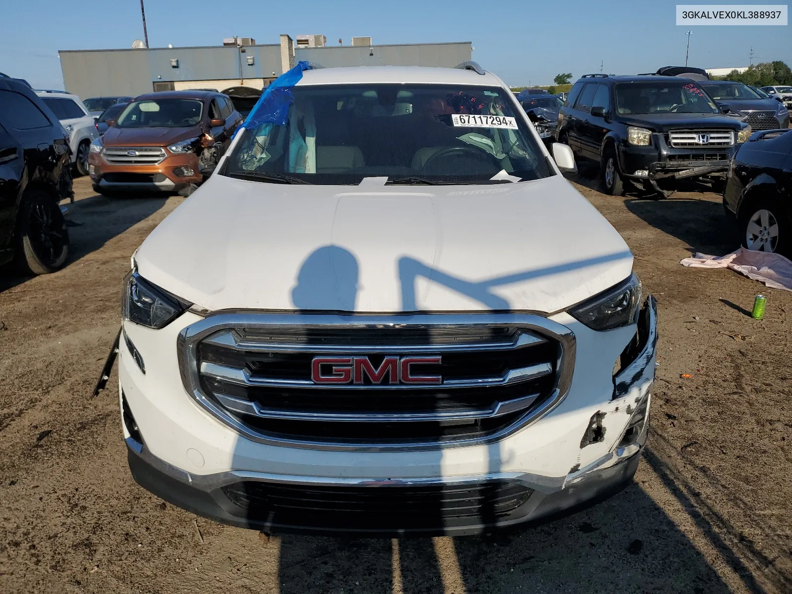 2019 GMC Terrain Slt VIN: 3GKALVEX0KL388937 Lot: 67117294