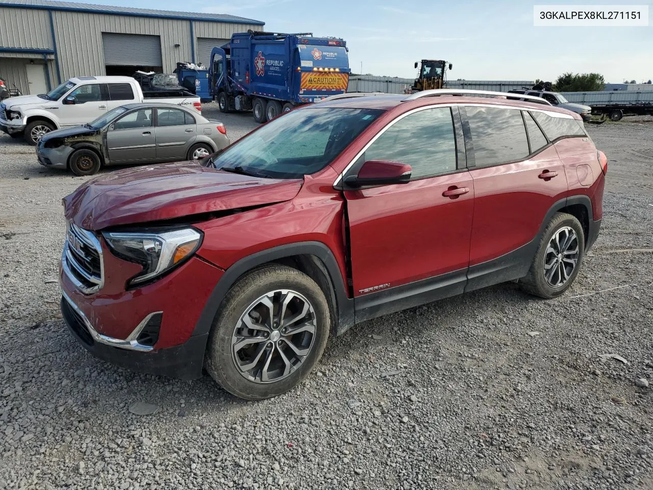 2019 GMC Terrain Slt VIN: 3GKALPEX8KL271151 Lot: 67713784