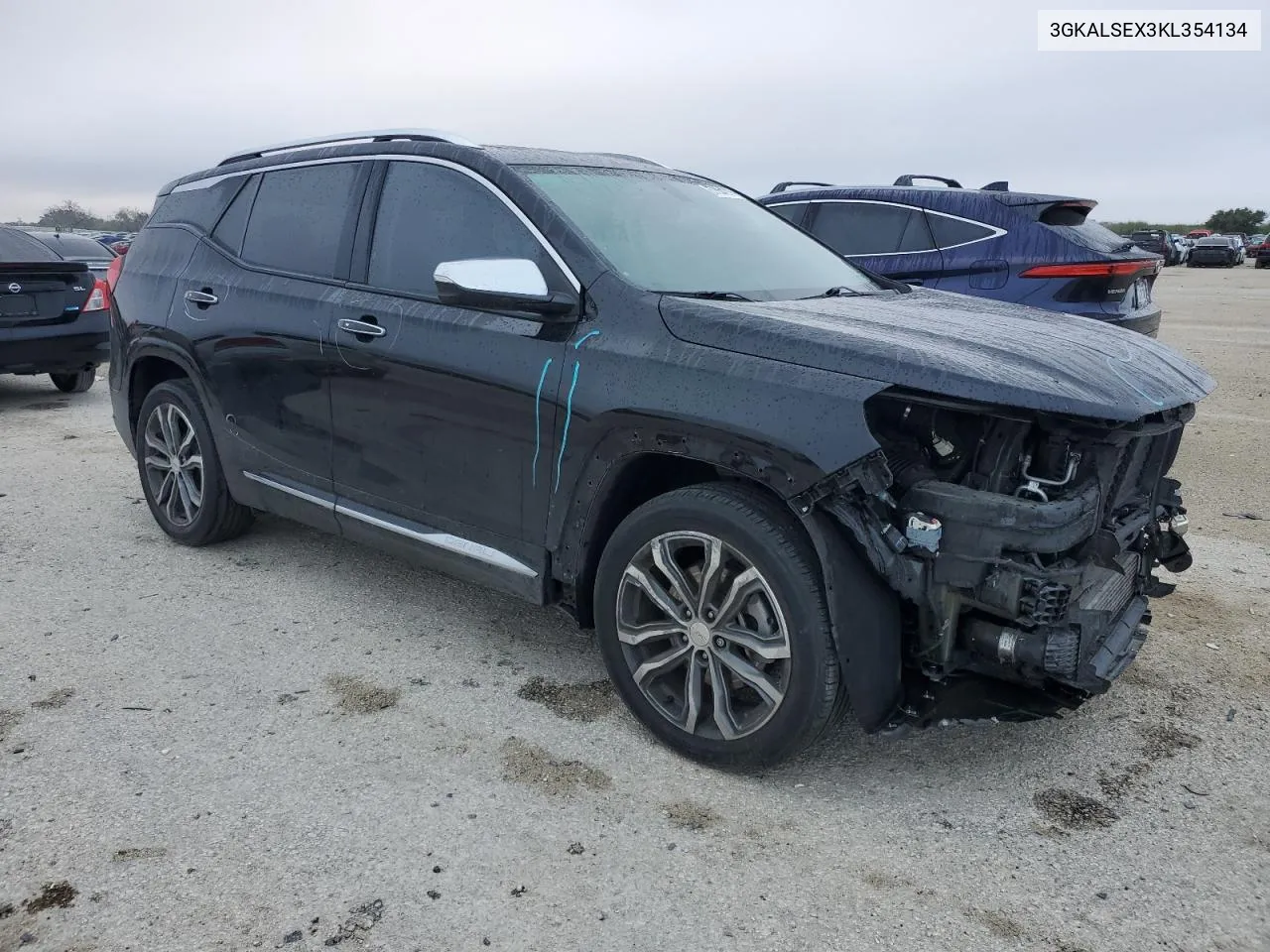 2019 GMC Terrain Denali VIN: 3GKALSEX3KL354134 Lot: 67854214