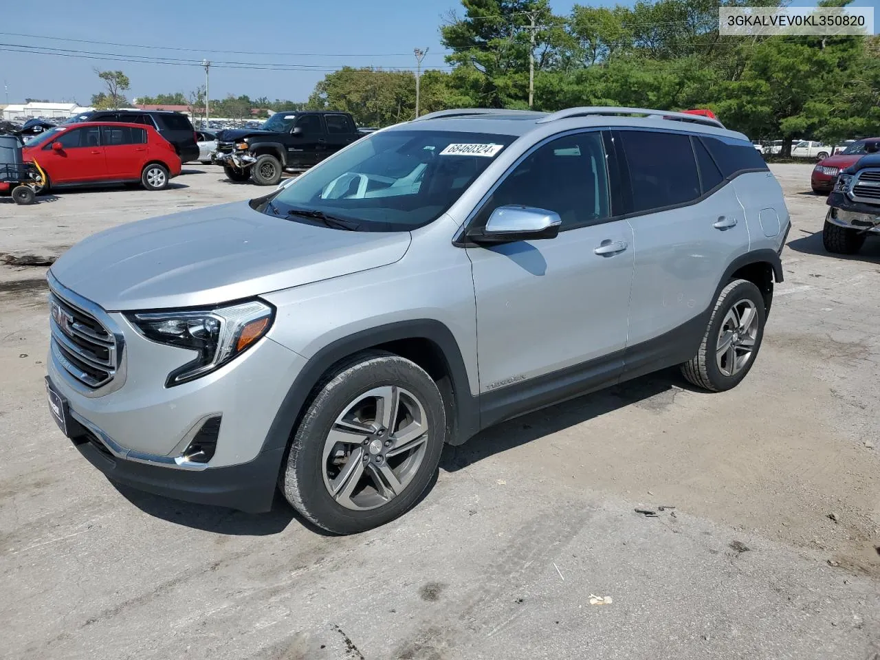 2019 GMC Terrain Slt VIN: 3GKALVEV0KL350820 Lot: 68460324