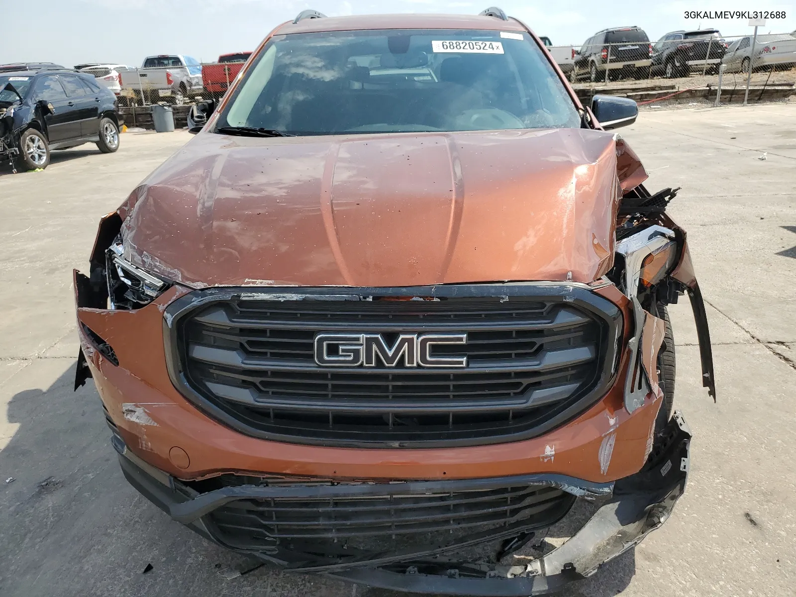 2019 GMC Terrain Sle VIN: 3GKALMEV9KL312688 Lot: 68820524