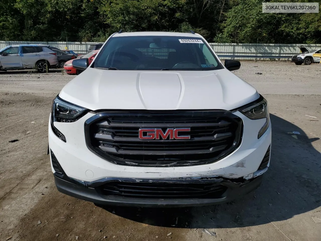 2019 GMC Terrain Sle VIN: 3GKALTEV6KL207360 Lot: 69263244