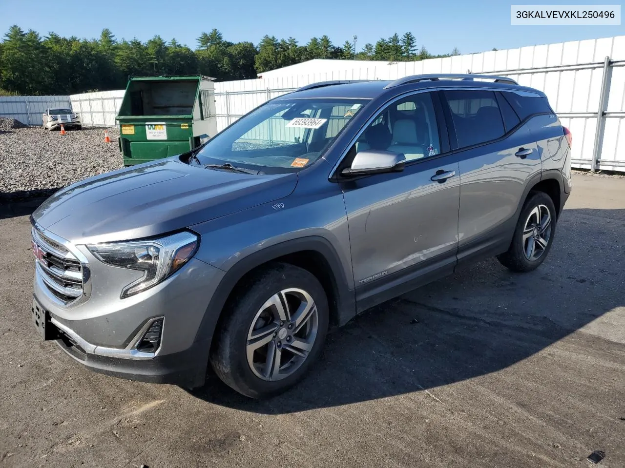 2019 GMC Terrain Slt VIN: 3GKALVEVXKL250496 Lot: 69393964