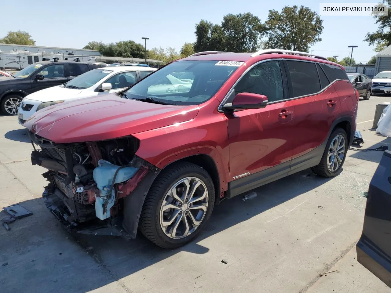 2019 GMC Terrain Slt VIN: 3GKALPEV3KL161560 Lot: 69457344