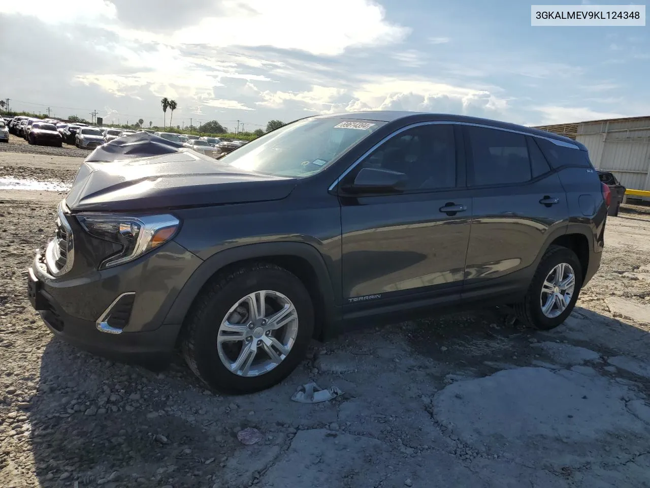 2019 GMC Terrain Sle VIN: 3GKALMEV9KL124348 Lot: 69614394