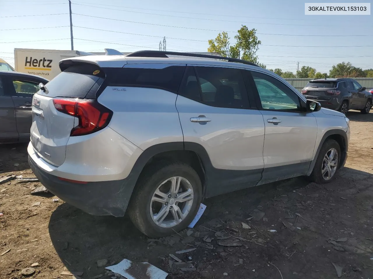 2019 GMC Terrain Sle VIN: 3GKALTEV0KL153103 Lot: 70064754