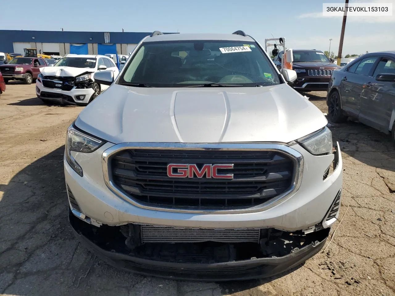 2019 GMC Terrain Sle VIN: 3GKALTEV0KL153103 Lot: 70064754