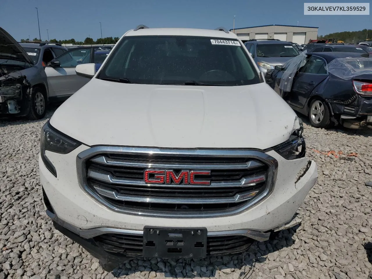 2019 GMC Terrain Slt VIN: 3GKALVEV7KL359529 Lot: 70443714