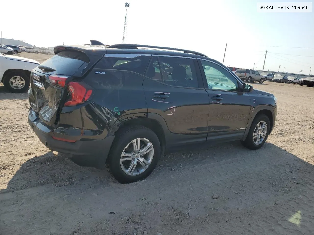 2019 GMC Terrain Sle VIN: 3GKALTEV1KL209646 Lot: 70663094