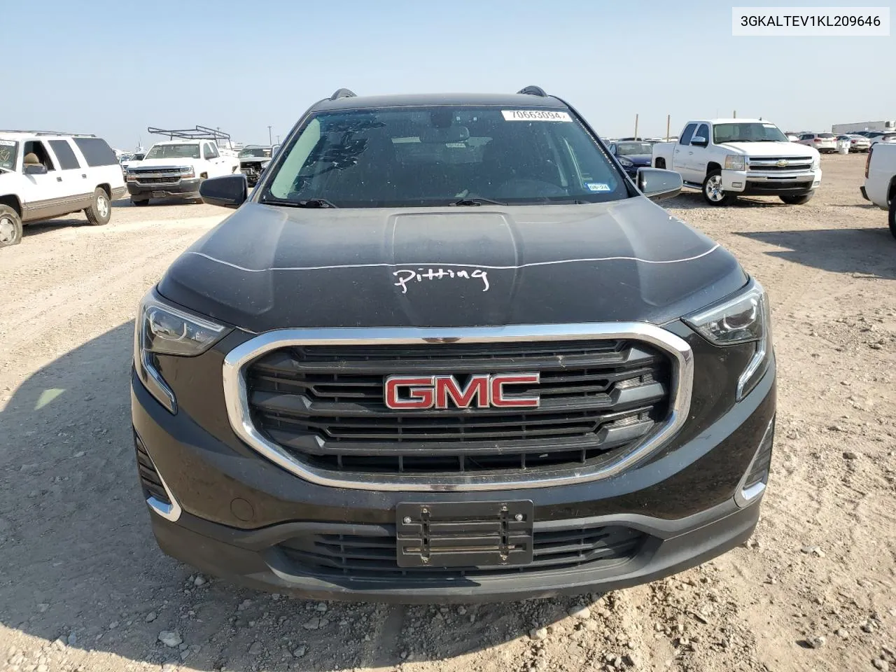 2019 GMC Terrain Sle VIN: 3GKALTEV1KL209646 Lot: 70663094