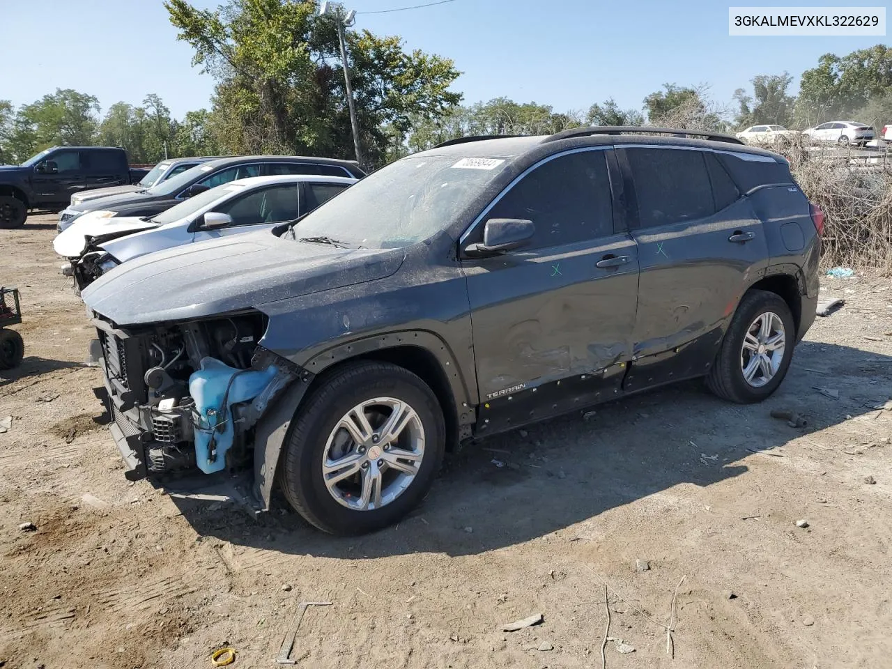 3GKALMEVXKL322629 2019 GMC Terrain Sle