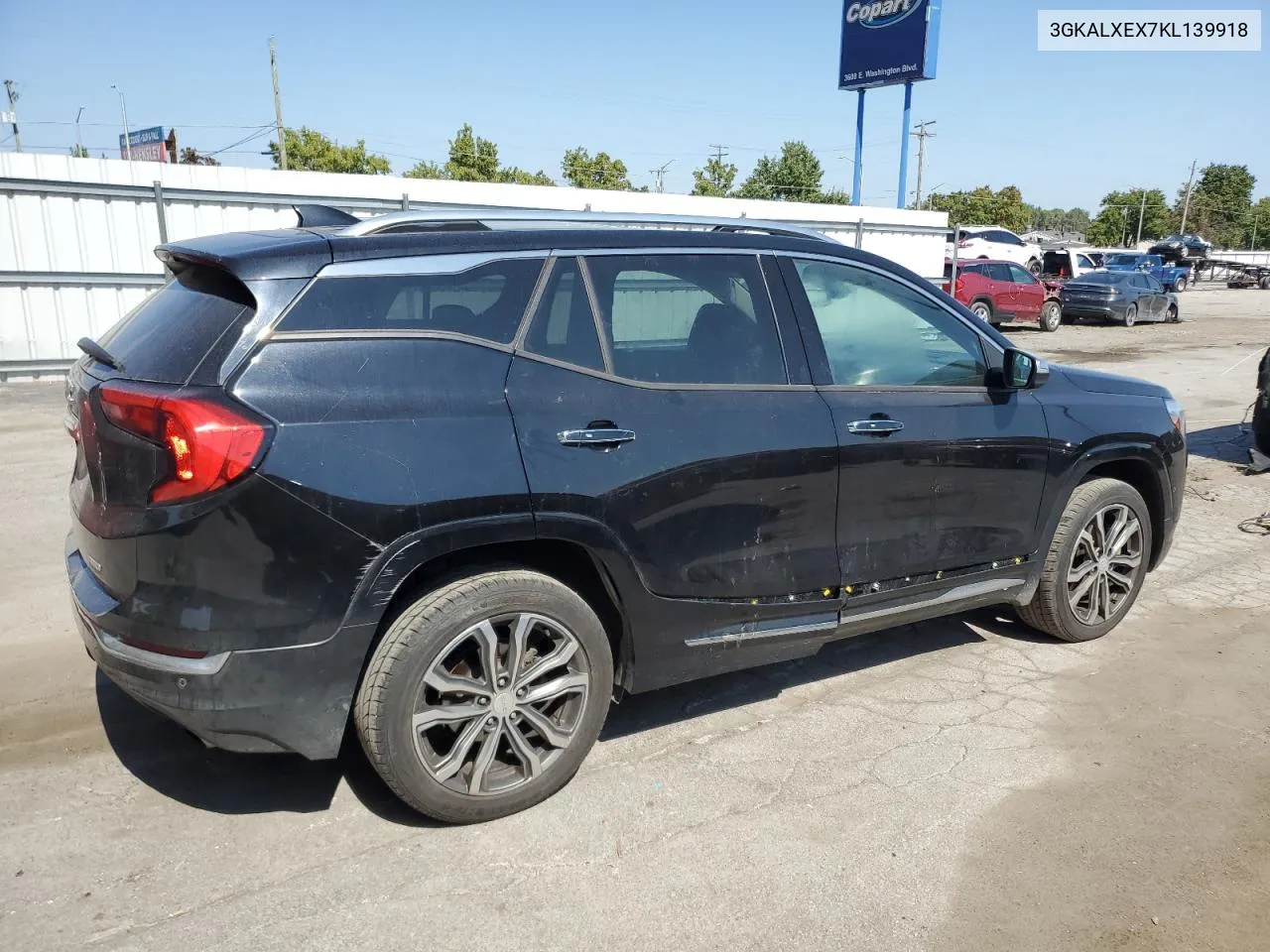 2019 GMC Terrain Denali VIN: 3GKALXEX7KL139918 Lot: 71198264