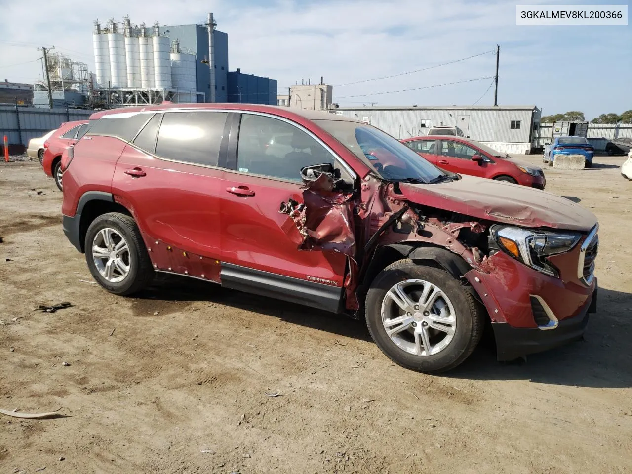 2019 GMC Terrain Sle VIN: 3GKALMEV8KL200366 Lot: 71614064