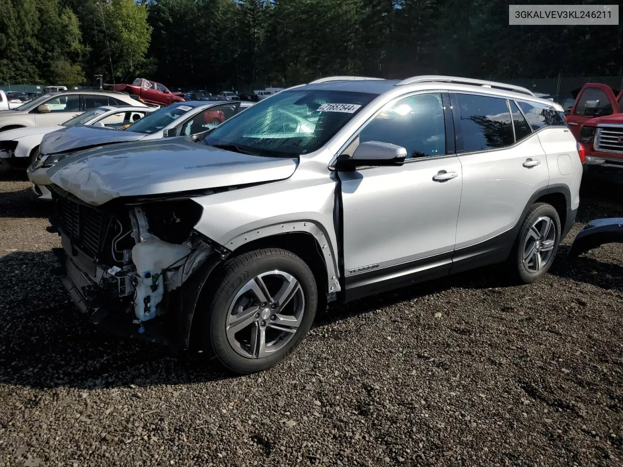 2019 GMC Terrain Slt VIN: 3GKALVEV3KL246211 Lot: 71657544