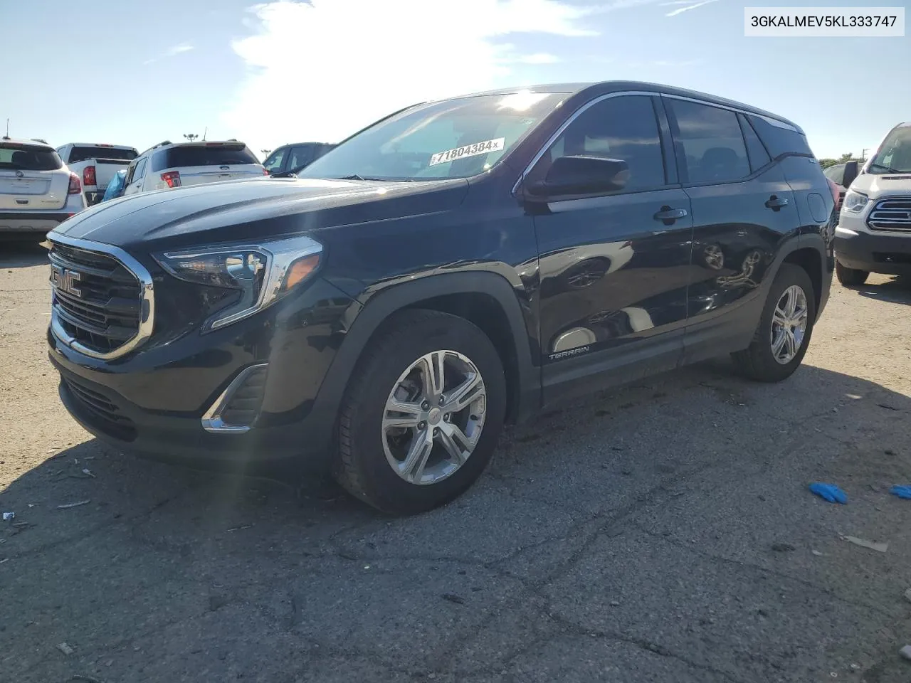 2019 GMC Terrain Sle VIN: 3GKALMEV5KL333747 Lot: 71804384