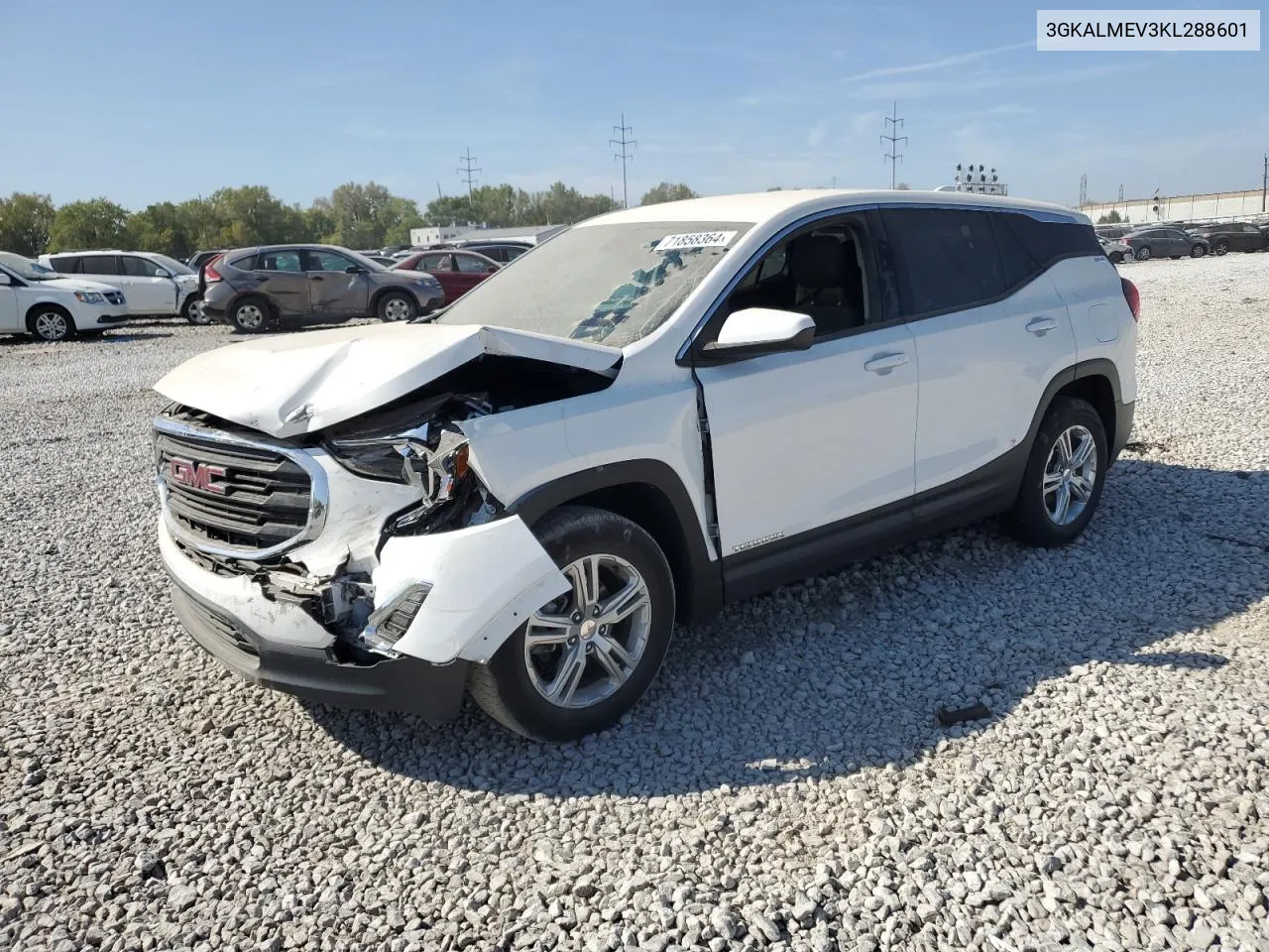 2019 GMC Terrain Sle VIN: 3GKALMEV3KL288601 Lot: 71858364