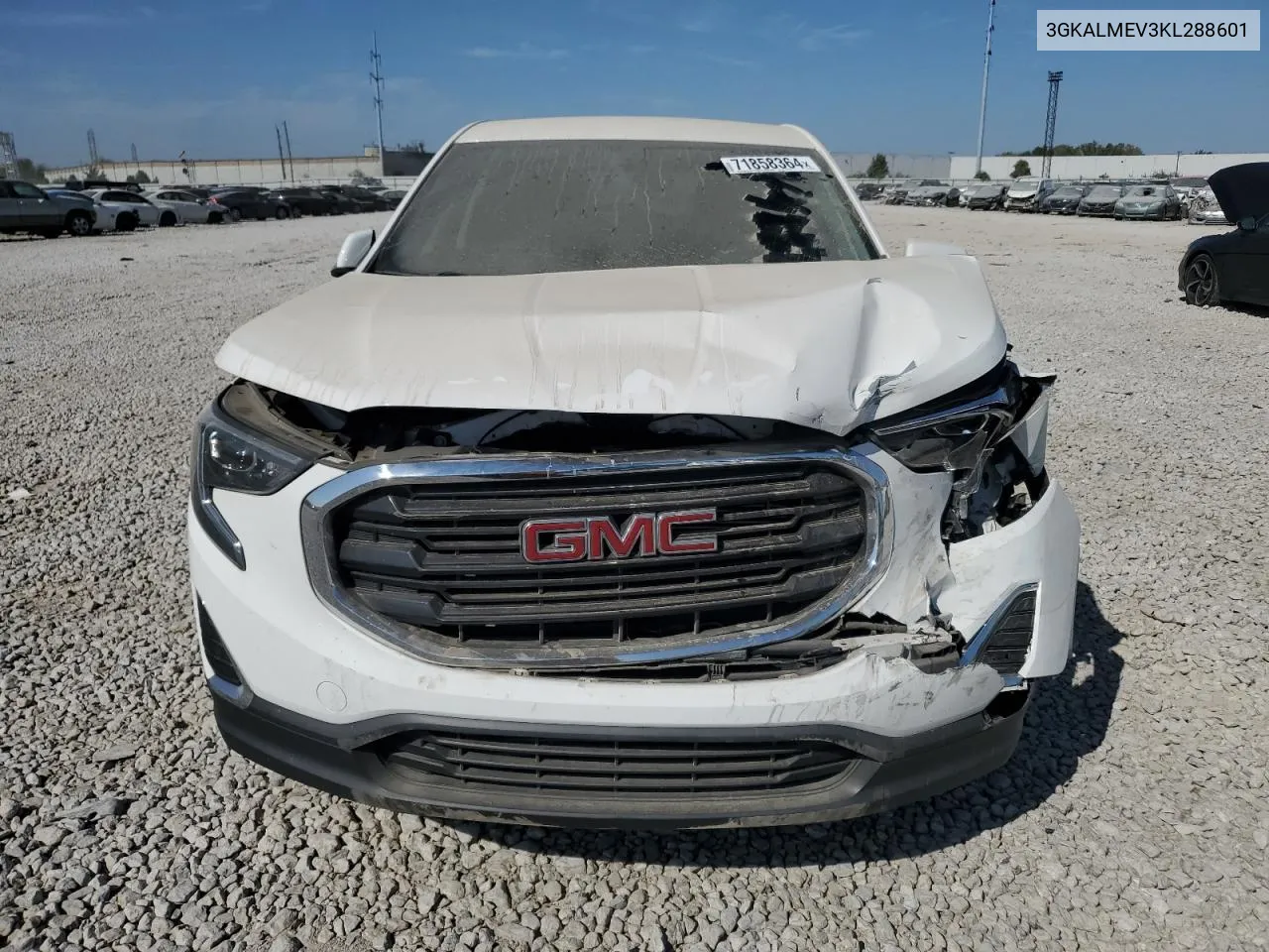 2019 GMC Terrain Sle VIN: 3GKALMEV3KL288601 Lot: 71858364