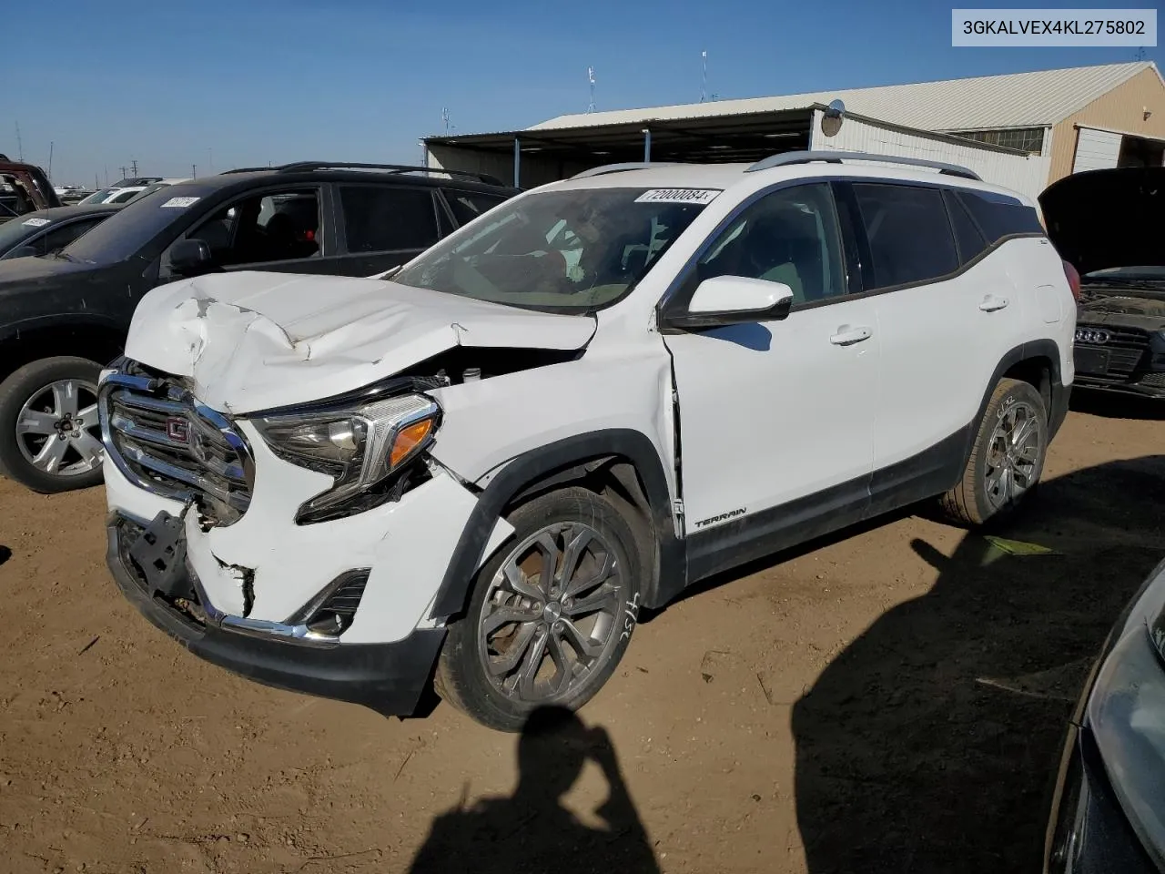 2019 GMC Terrain Slt VIN: 3GKALVEX4KL275802 Lot: 72000084