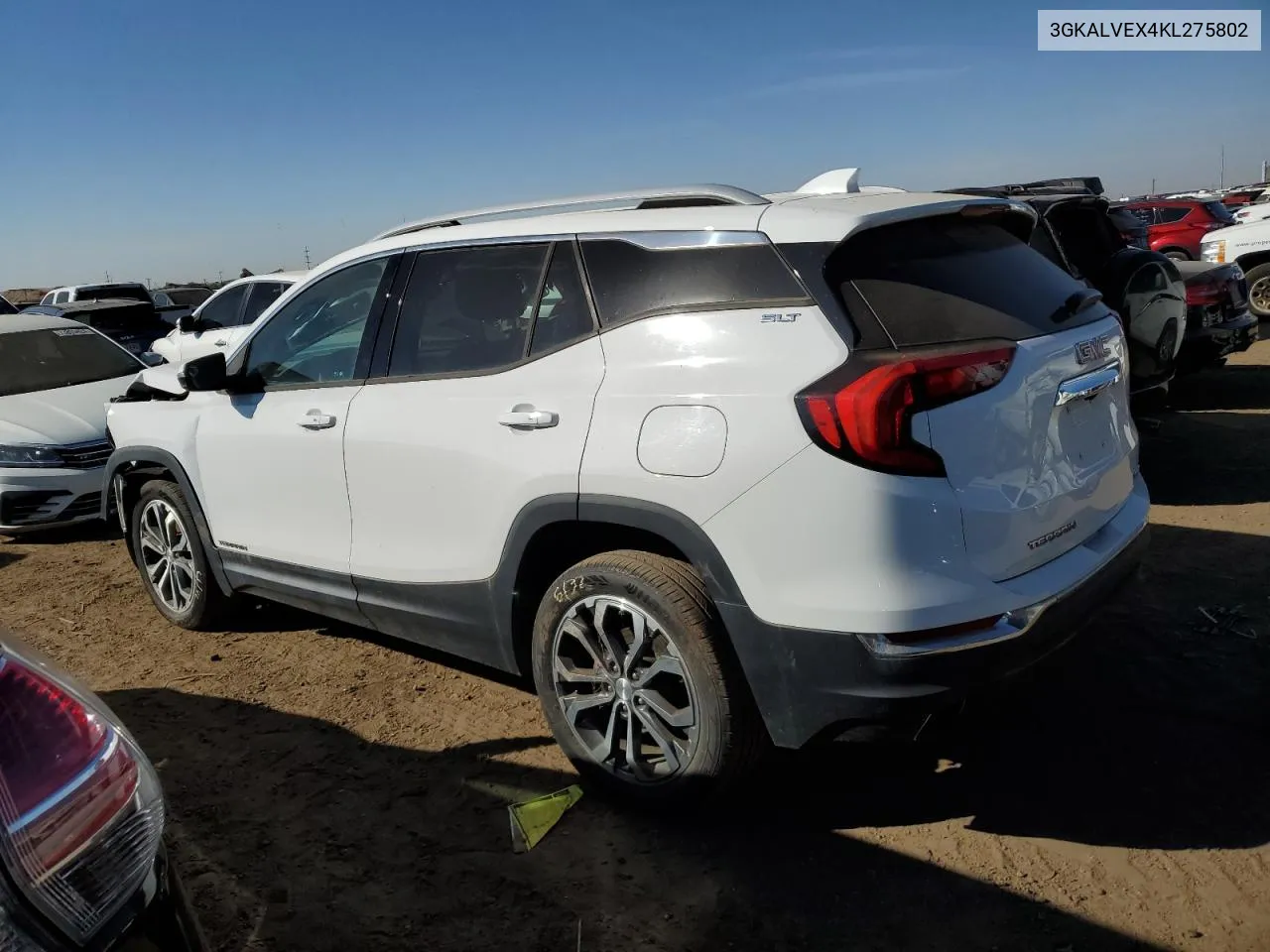 2019 GMC Terrain Slt VIN: 3GKALVEX4KL275802 Lot: 72000084