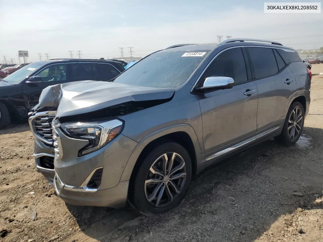 2019 GMC Terrain Denali VIN: 3GKALXEX8KL208552 Lot: 72038814