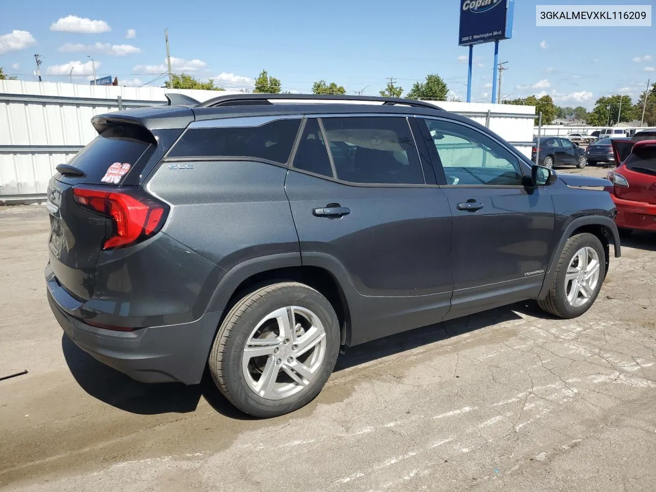 3GKALMEVXKL116209 2019 GMC Terrain Sle