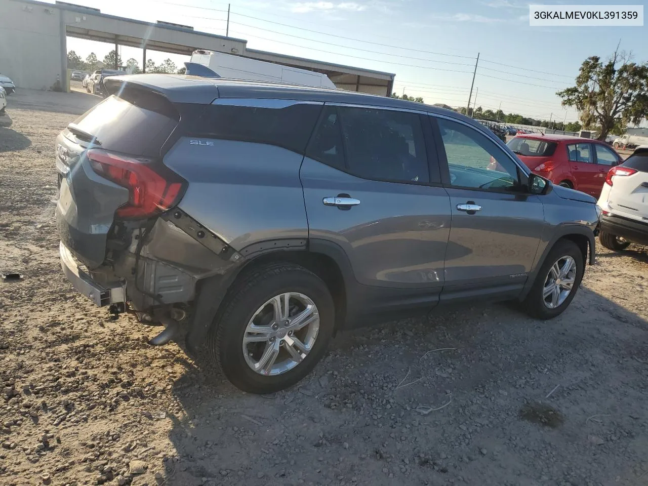 2019 GMC Terrain Sle VIN: 3GKALMEV0KL391359 Lot: 72350374