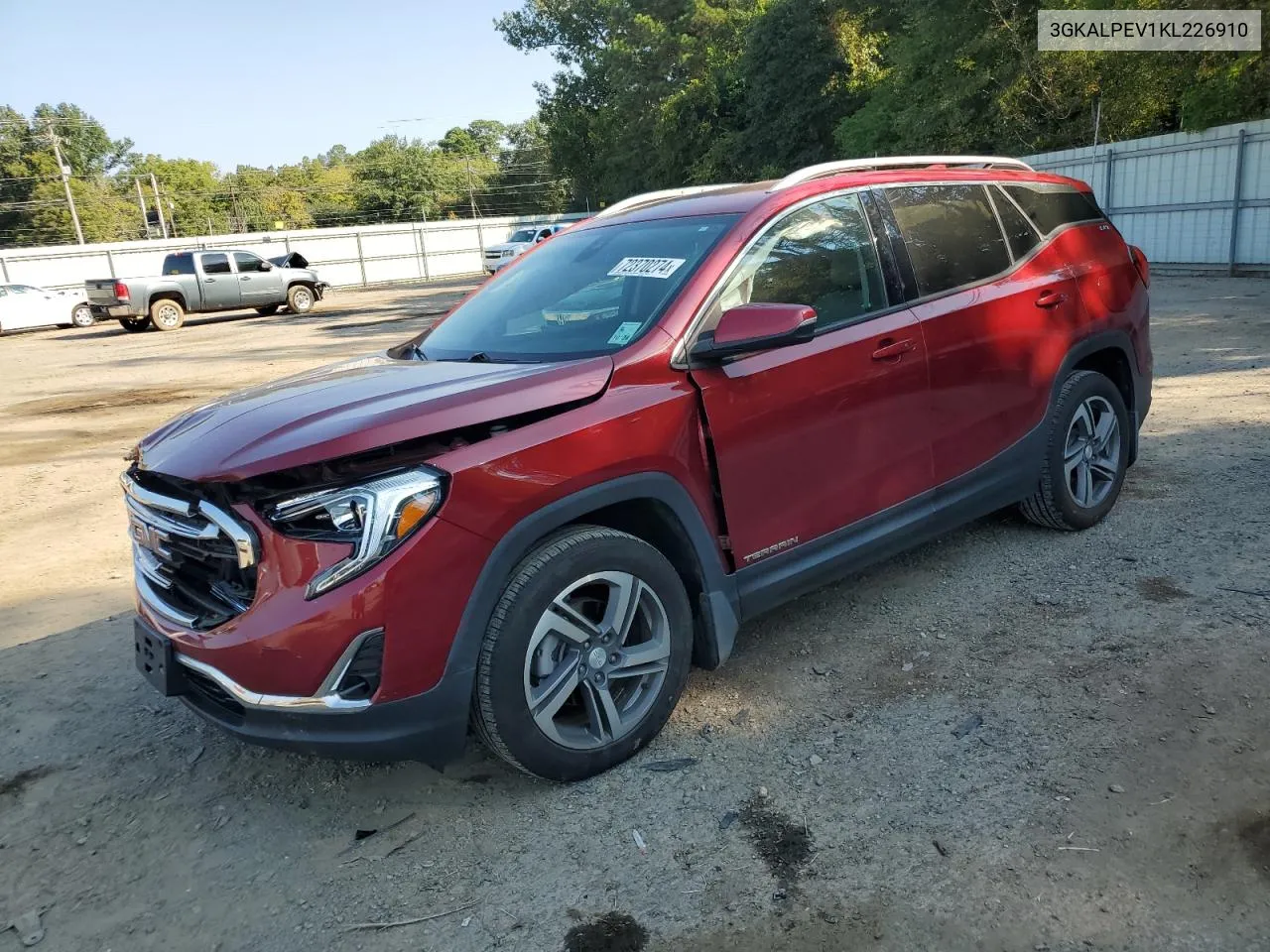 2019 GMC Terrain Slt VIN: 3GKALPEV1KL226910 Lot: 72370274