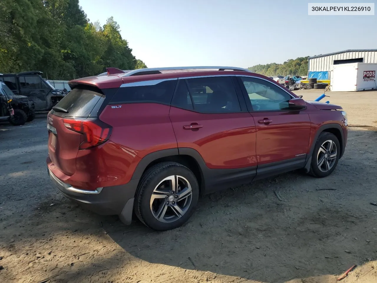 2019 GMC Terrain Slt VIN: 3GKALPEV1KL226910 Lot: 72370274