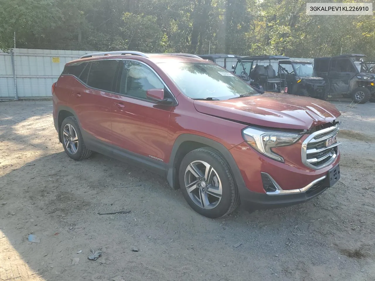 2019 GMC Terrain Slt VIN: 3GKALPEV1KL226910 Lot: 72370274