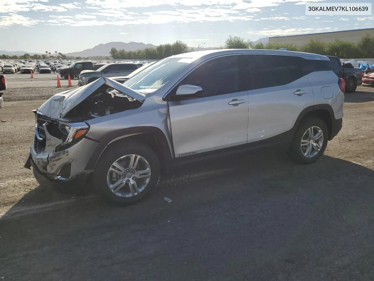 2019 GMC Terrain Sle VIN: 3GKALMEV7KL106639 Lot: 72468964