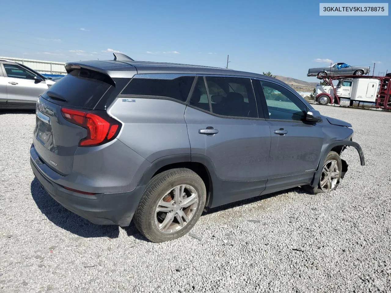 2019 GMC Terrain Sle VIN: 3GKALTEV5KL378875 Lot: 72742134