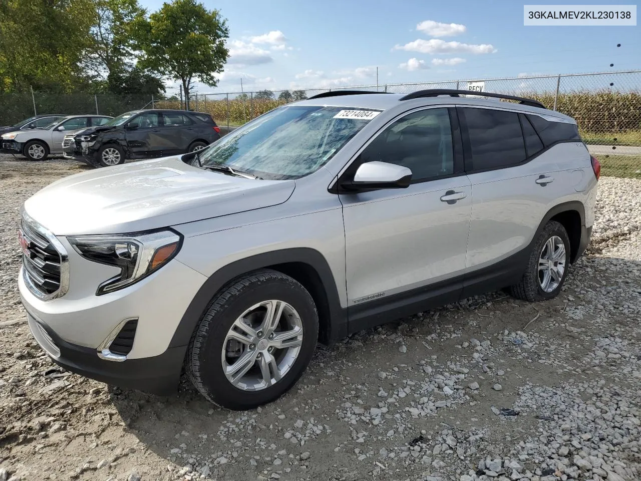 2019 GMC Terrain Sle VIN: 3GKALMEV2KL230138 Lot: 73214084