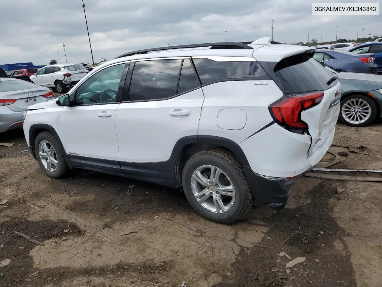 2019 GMC Terrain Sle VIN: 3GKALMEV7KL343843 Lot: 73310104