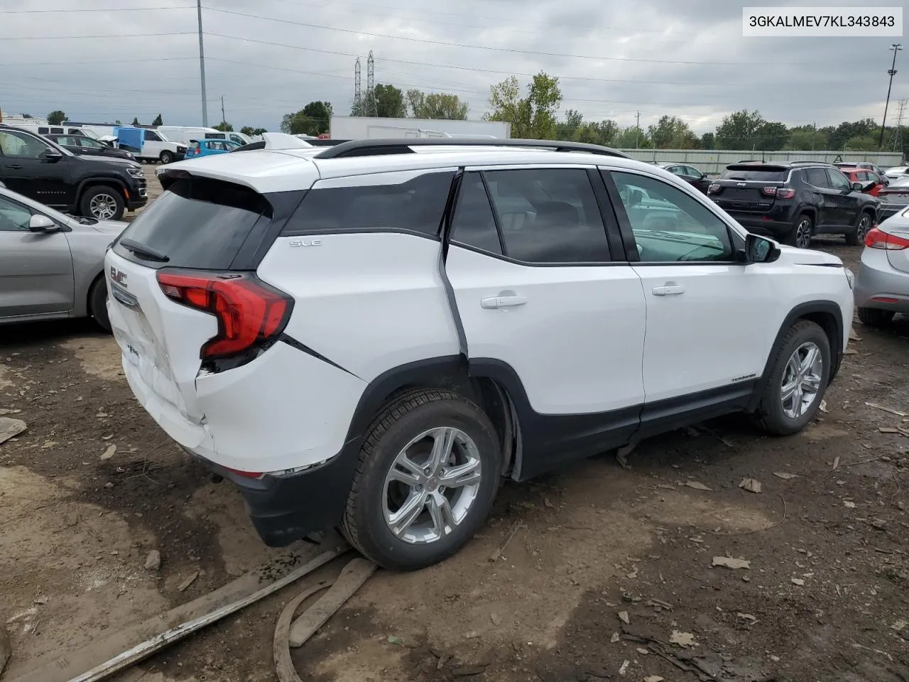 2019 GMC Terrain Sle VIN: 3GKALMEV7KL343843 Lot: 73310104