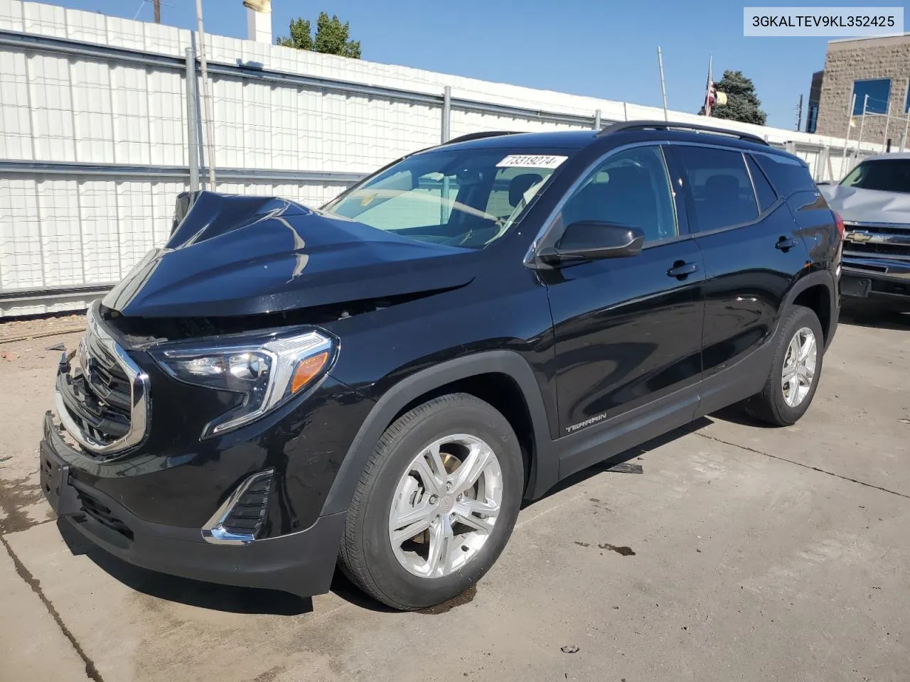 2019 GMC Terrain Sle VIN: 3GKALTEV9KL352425 Lot: 73319274