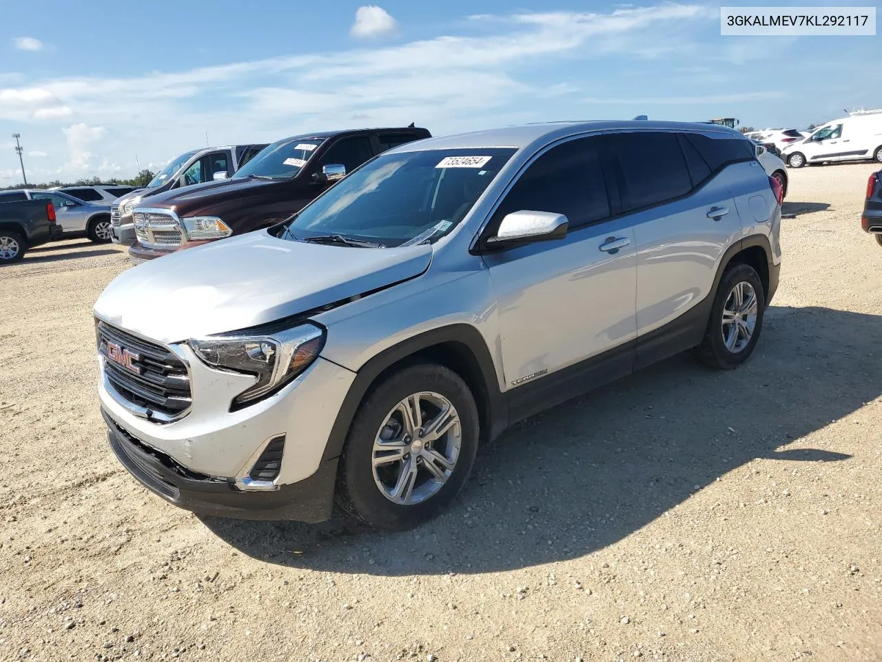 2019 GMC Terrain Sle VIN: 3GKALMEV7KL292117 Lot: 73524654