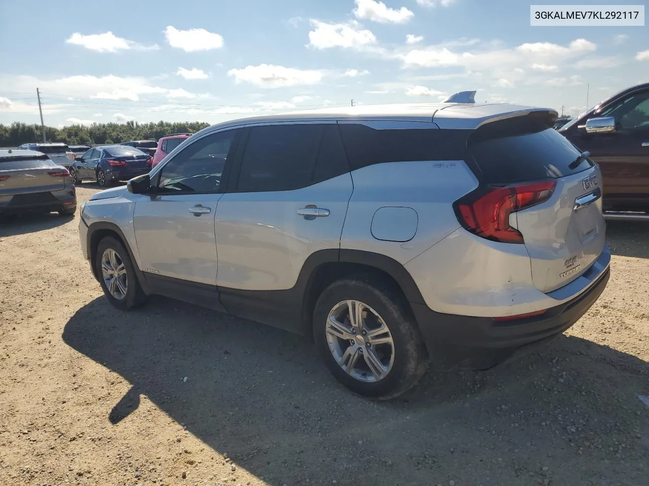 2019 GMC Terrain Sle VIN: 3GKALMEV7KL292117 Lot: 73524654