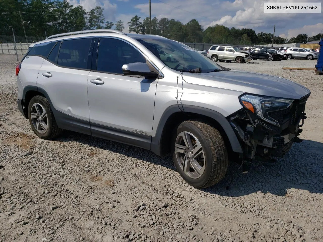 2019 GMC Terrain Slt VIN: 3GKALPEV1KL251662 Lot: 74124234