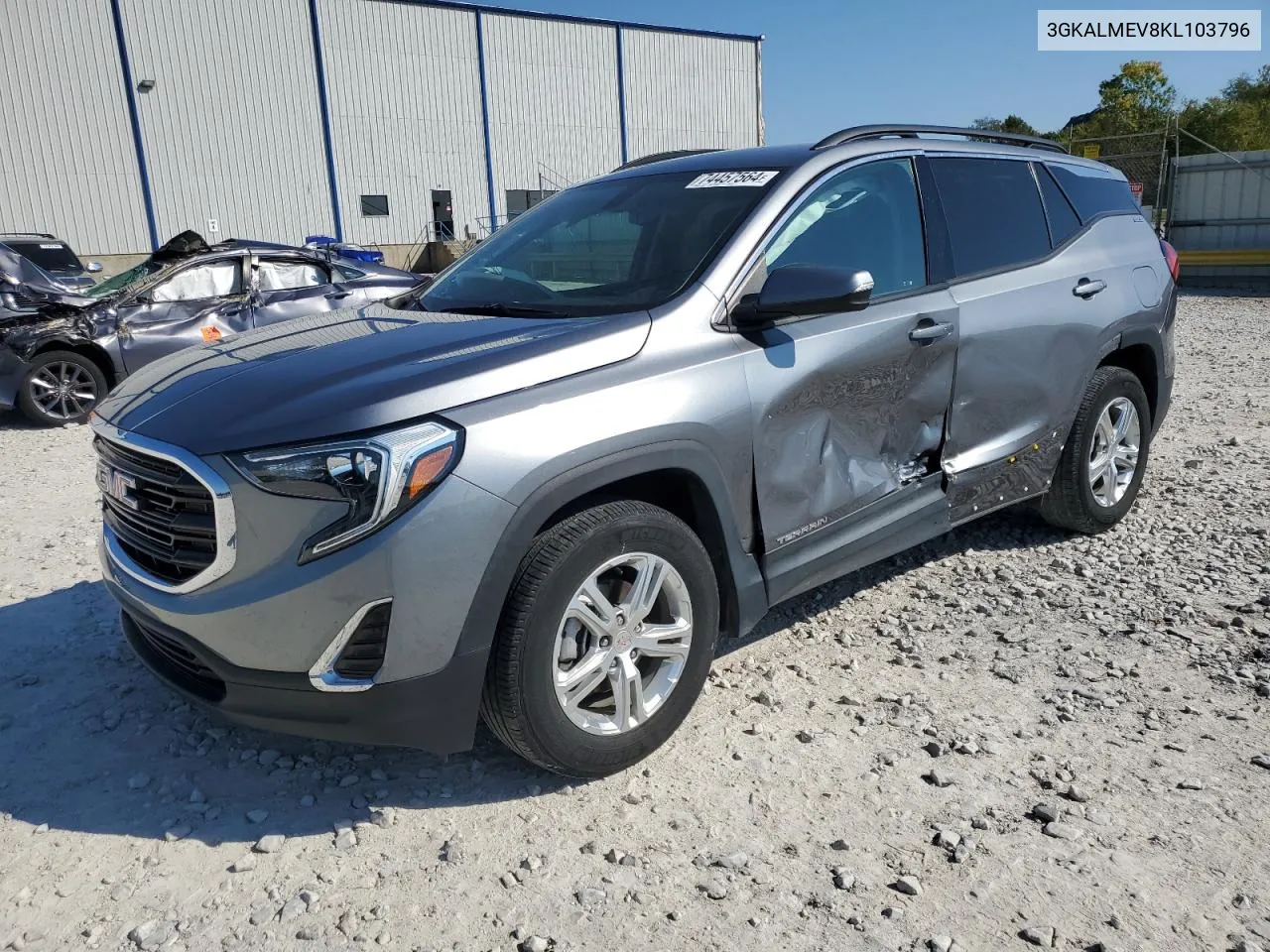 2019 GMC Terrain Sle VIN: 3GKALMEV8KL103796 Lot: 74457564