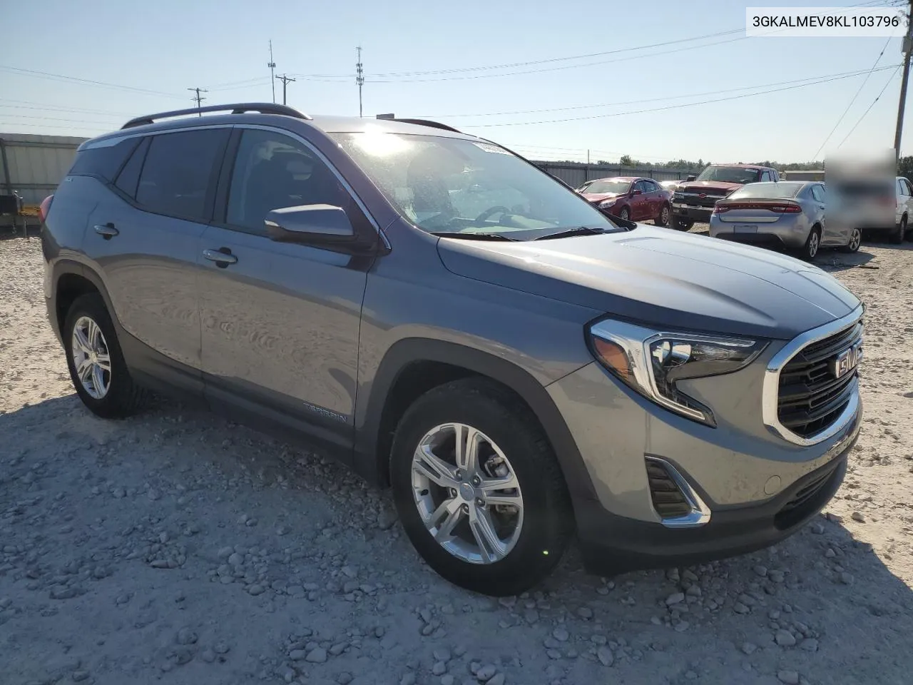 2019 GMC Terrain Sle VIN: 3GKALMEV8KL103796 Lot: 74457564