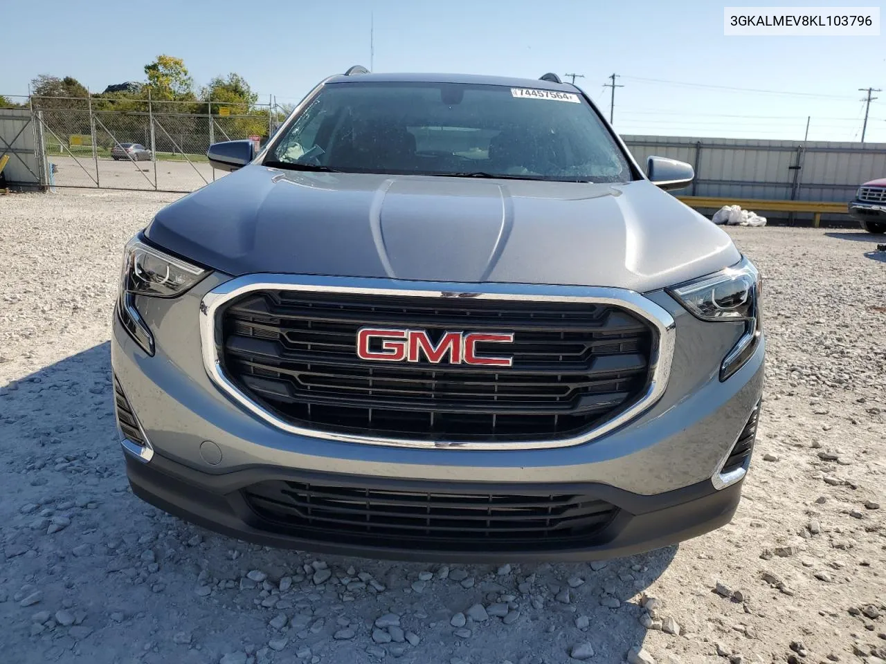 2019 GMC Terrain Sle VIN: 3GKALMEV8KL103796 Lot: 74457564