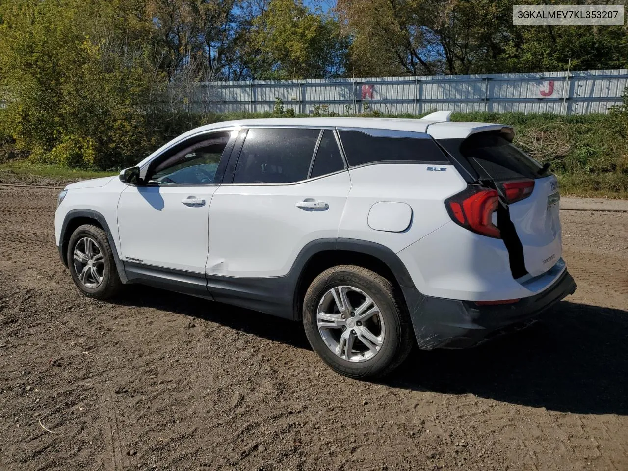 2019 GMC Terrain Sle VIN: 3GKALMEV7KL353207 Lot: 74547724