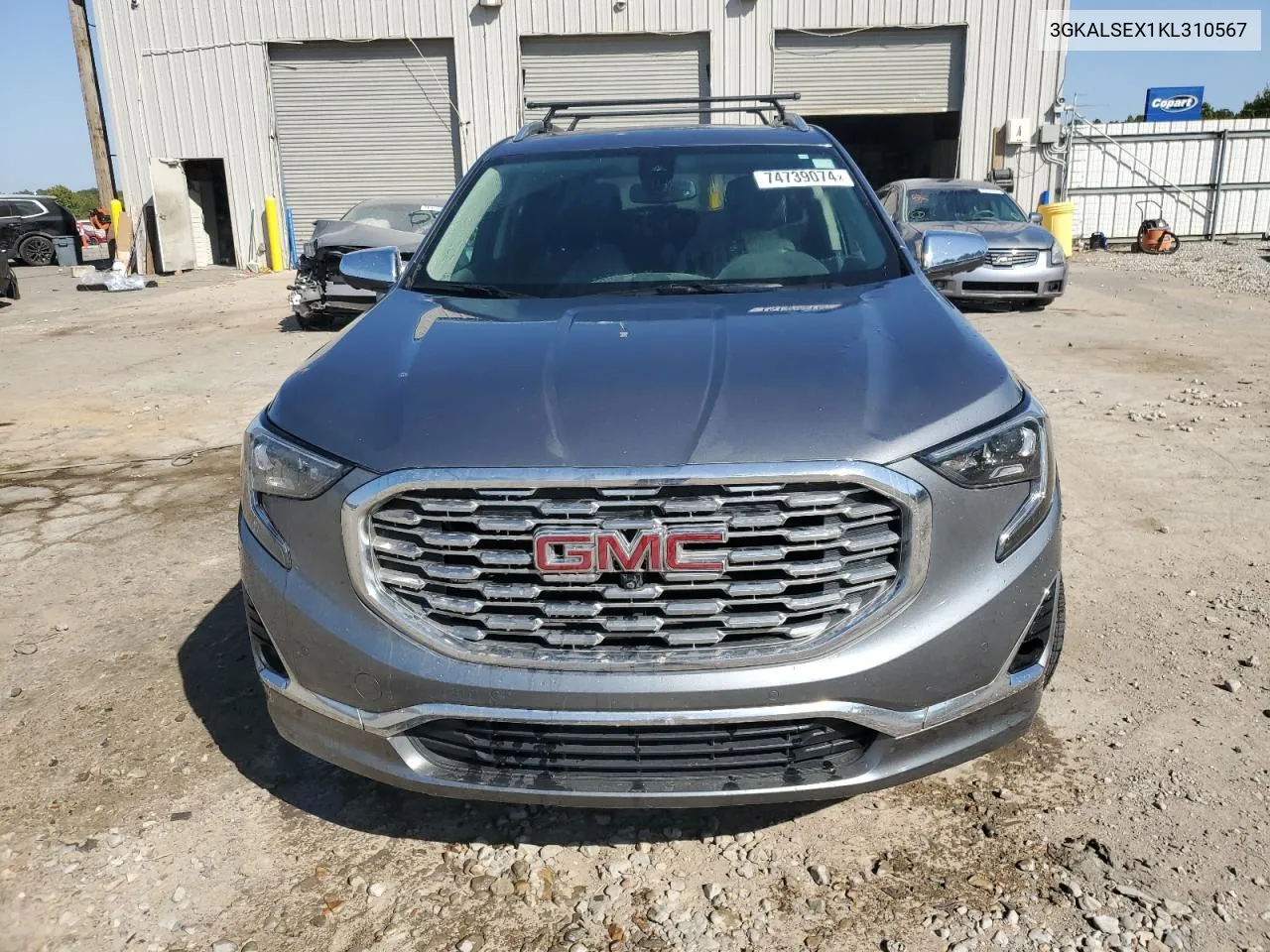 2019 GMC Terrain Denali VIN: 3GKALSEX1KL310567 Lot: 74739074