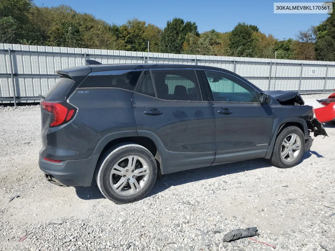 3GKALMEV8KL170561 2019 GMC Terrain Sle