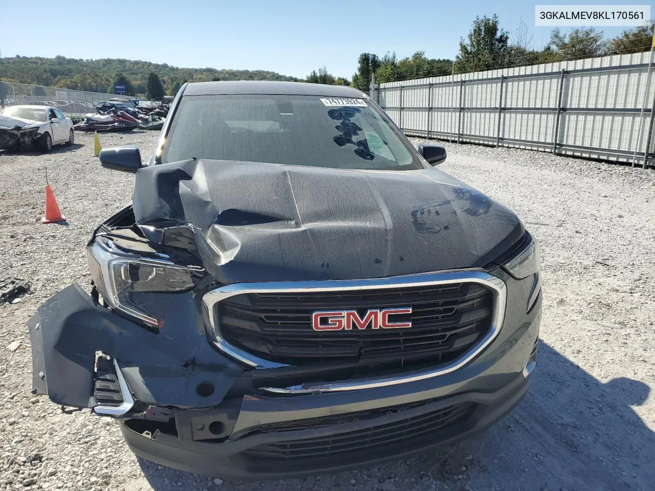 2019 GMC Terrain Sle VIN: 3GKALMEV8KL170561 Lot: 74773924