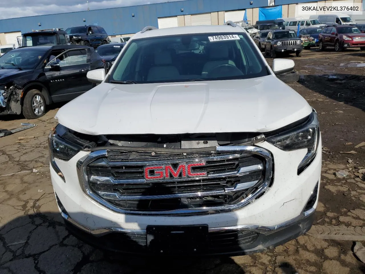 3GKALVEV2KL376402 2019 GMC Terrain Slt