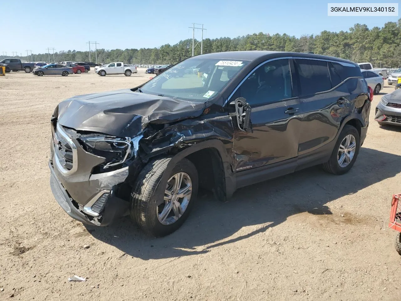 2019 GMC Terrain Sle VIN: 3GKALMEV9KL340152 Lot: 75510424